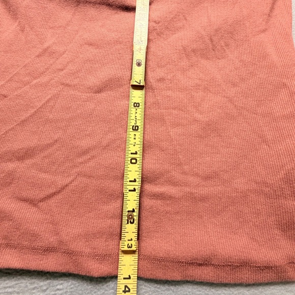 Pilcro Anthropologie Ribbed Halter Tank Top Terracotta Clay XL Boho - Picture 3 of 7